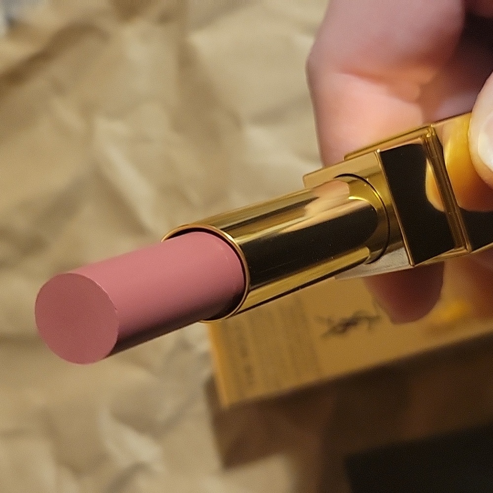 YSL~Rouge Pur Couture The Bold High Pigment Lipstick~44 Nude Lavallièrre - Picture 4 of 8